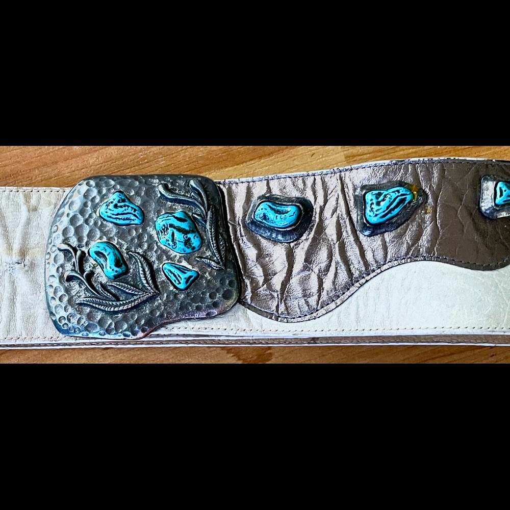 One of a kind incredidable leather belt
